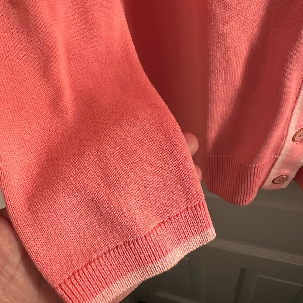 Talbots Pink Button-Up Cardigan - Picture 4 of 4